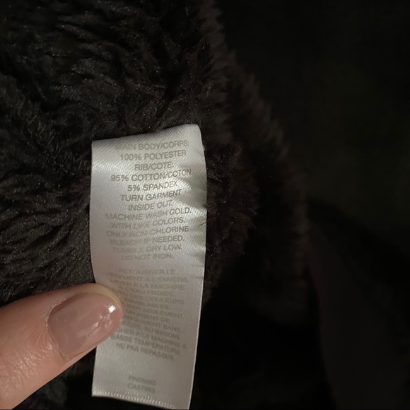 Z by Zella Black fur bomber - Picture 3 of 3